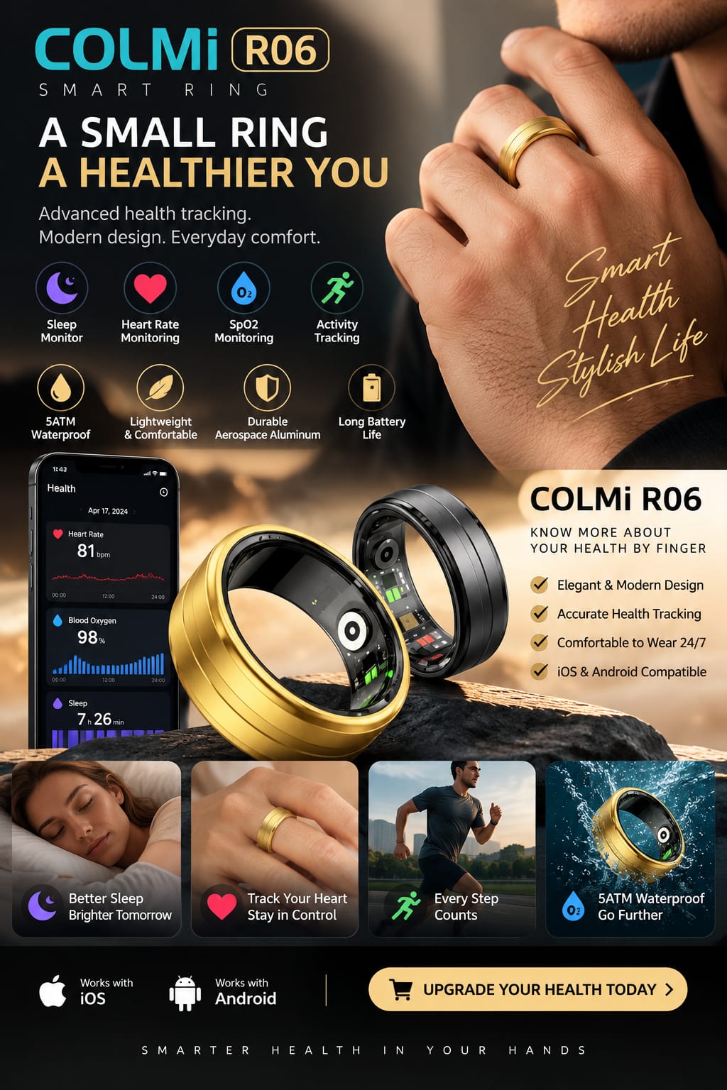 COLMi R06 Smart Ring